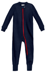 Unisex Organic Zip Footless Footie