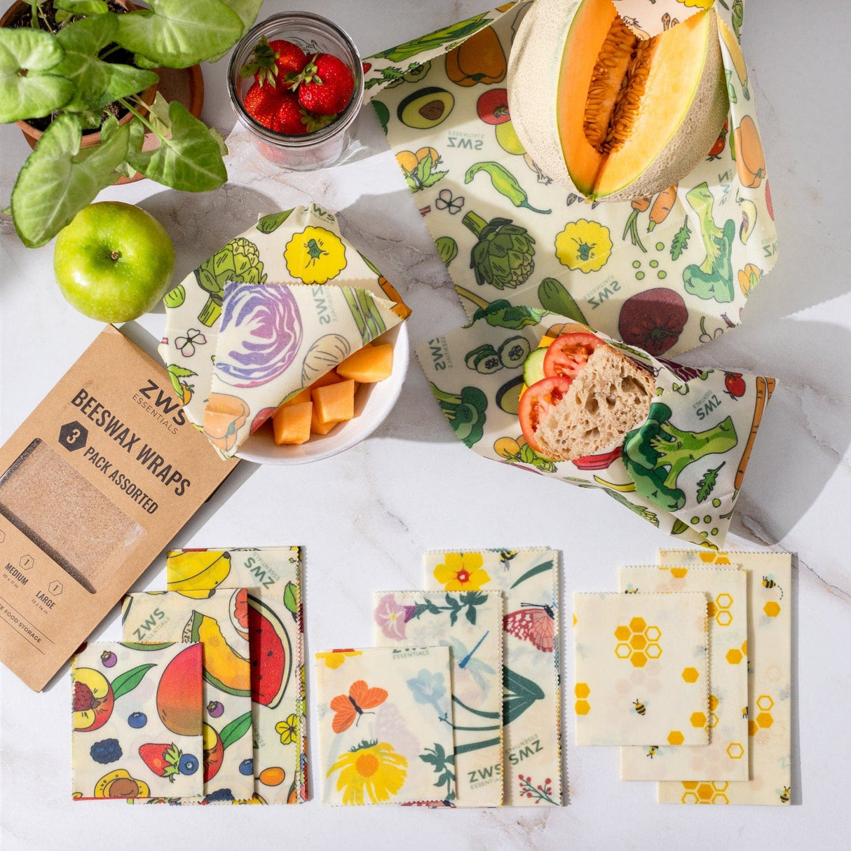 Beeswax Wraps – Plastic-Free Food Storage