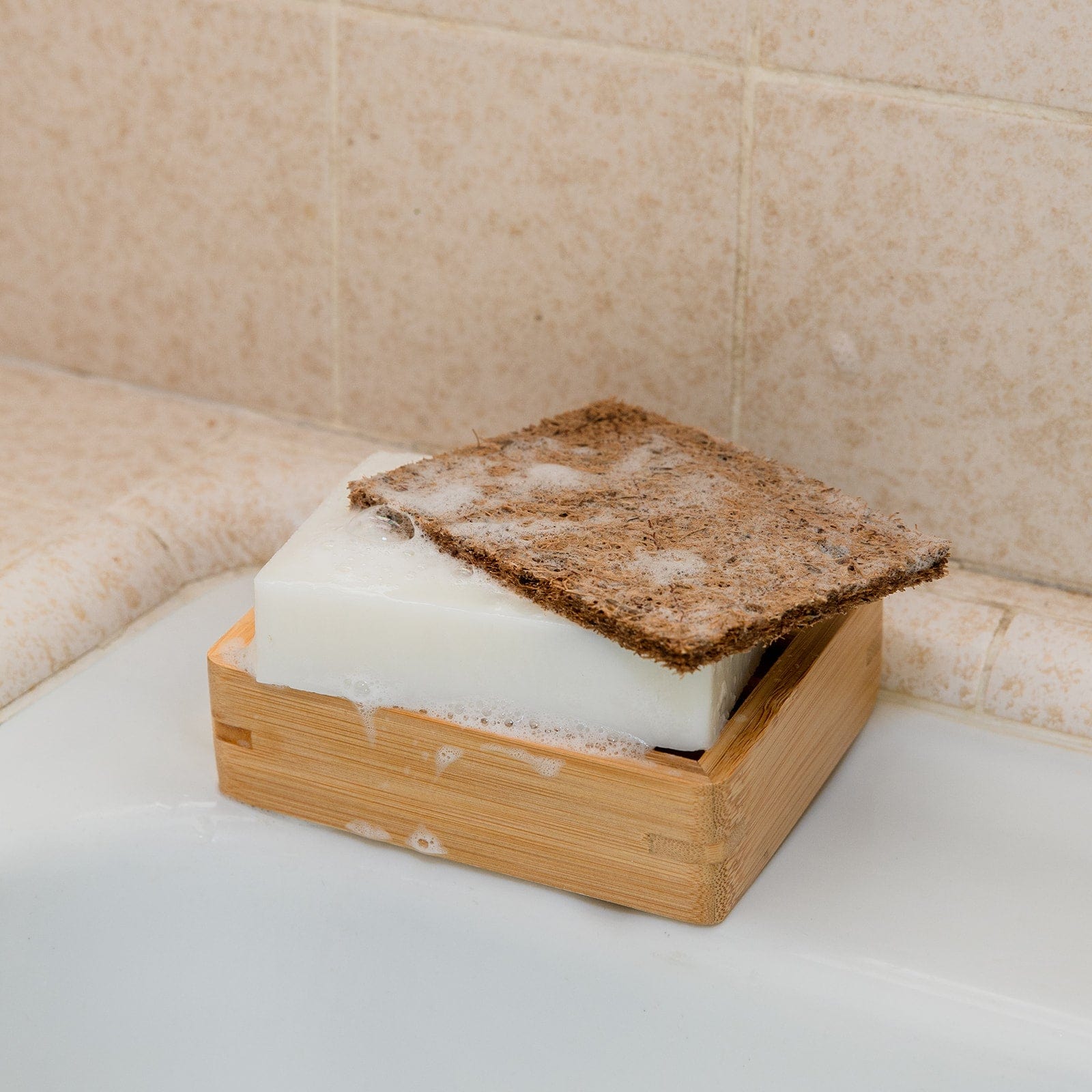 The Zero Waste Store Coconut Kitchen Scrubber - Thumbnail 5
