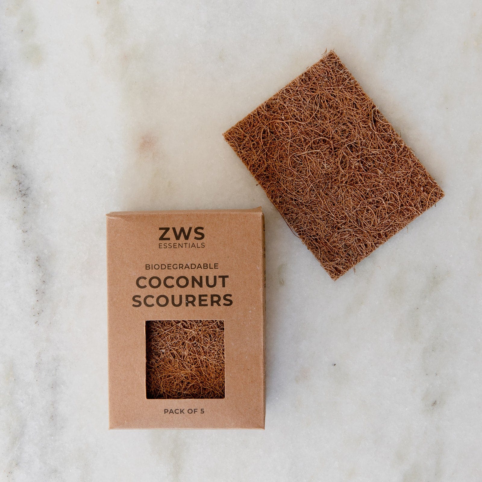 The Zero Waste Store Coconut Kitchen Scrubber - Thumbnail 3